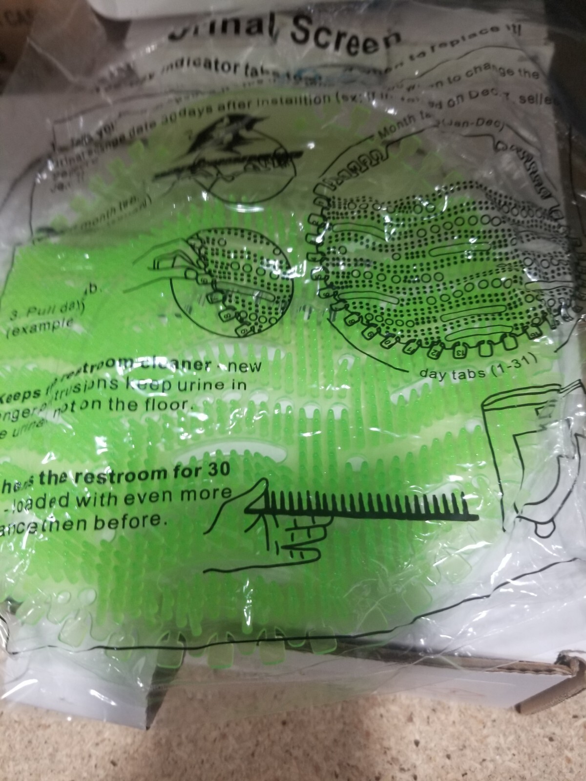 (8 GELS) NON-TOXIC GEL DEODORIZING URINAL SCREEN MANGO, CITRUS, CHERRY LAVEX