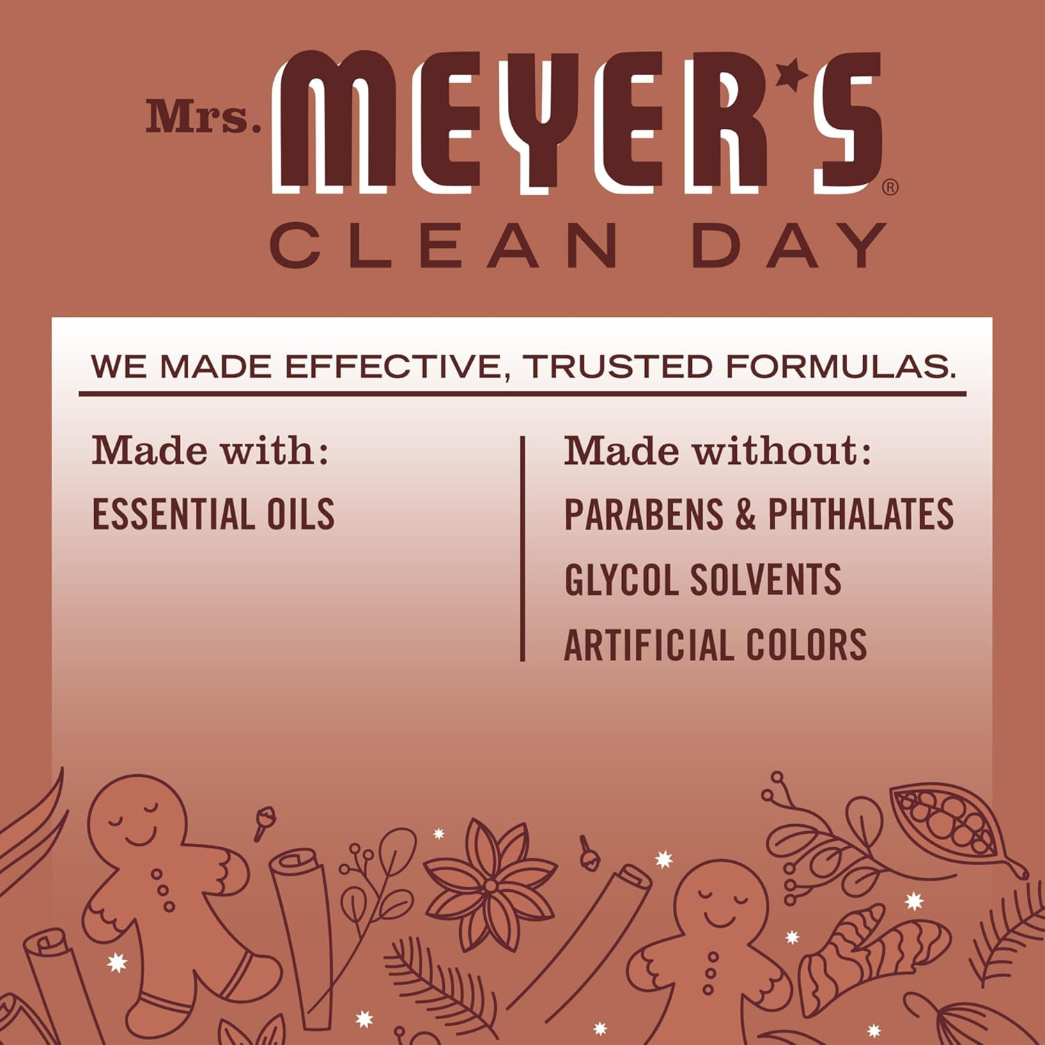 CLEAN DAY Multi-Surface Everyday Cleaner, Limited Edition Gingerbread Scent, 16
