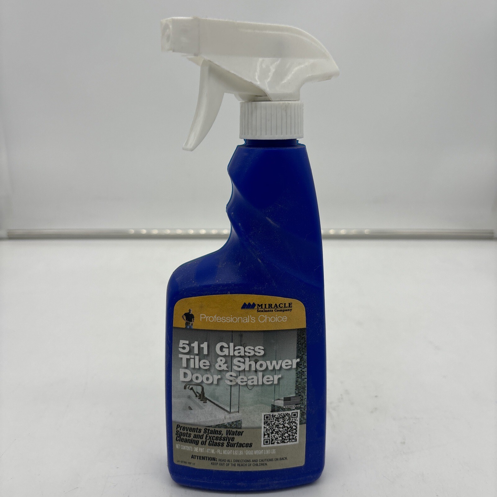 Miracle Sealants GTSS16OZ6 511 Glass Tile & Shower Door Sealer Spray, 16 oz