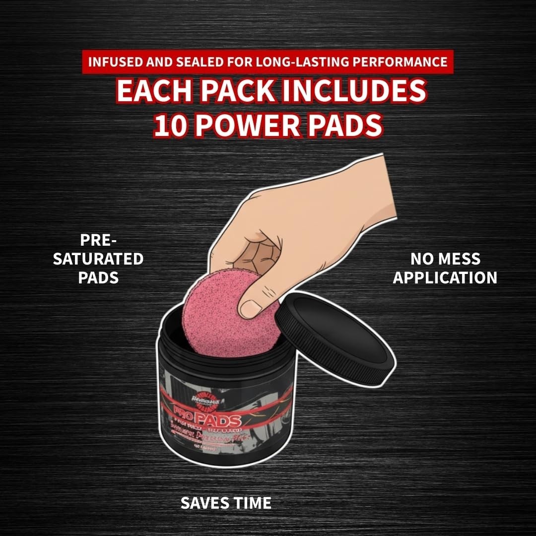 Renegade Pro Pads – Pre-Saturated Red Metal Polishing Pads for Aluminum & Sta…