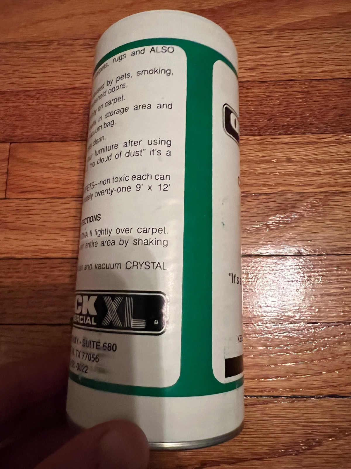 Oreck XL Commercial Crystal Aroma II Carpet Refresher Vintage Tube Vintage