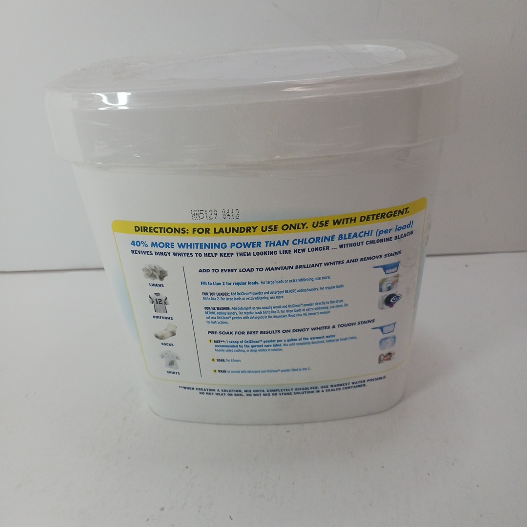 OxiClean White Revive Laundry Whitener & Stain Remover Powder 5lb (NEW)(SEALED)