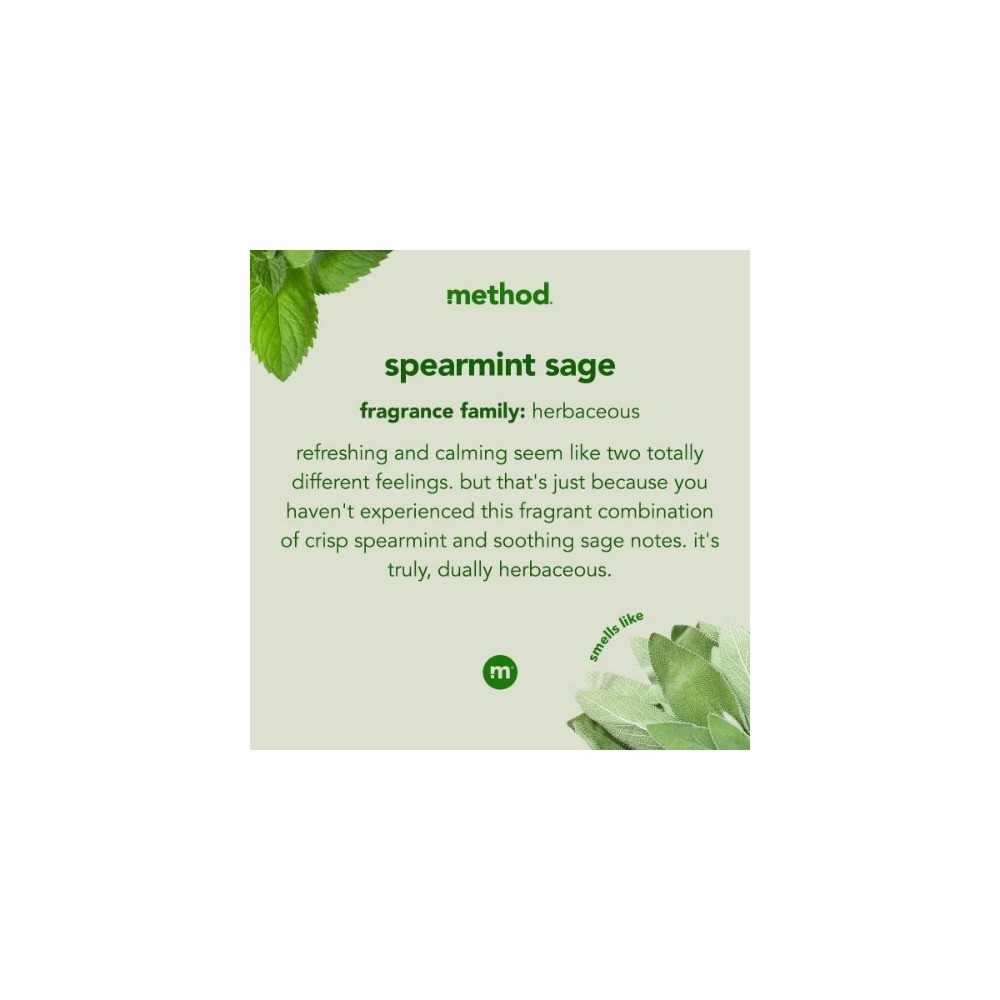 Method Spearmint Sage Squirt + Mop Hard Floor Cleaner – 25 fl oz: Hypoallergenic
