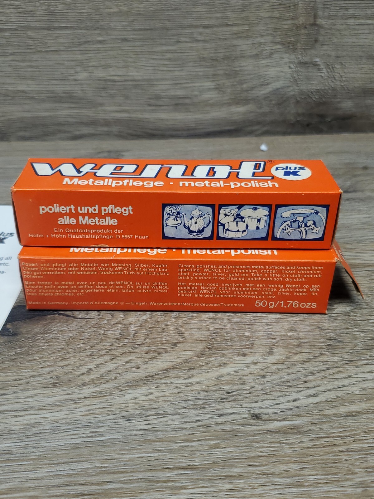 Original Red Wenol Plus K 3 Pack 50g FASTEST SHIPPING!!!! NOS WITH INSTRUCTIONS
