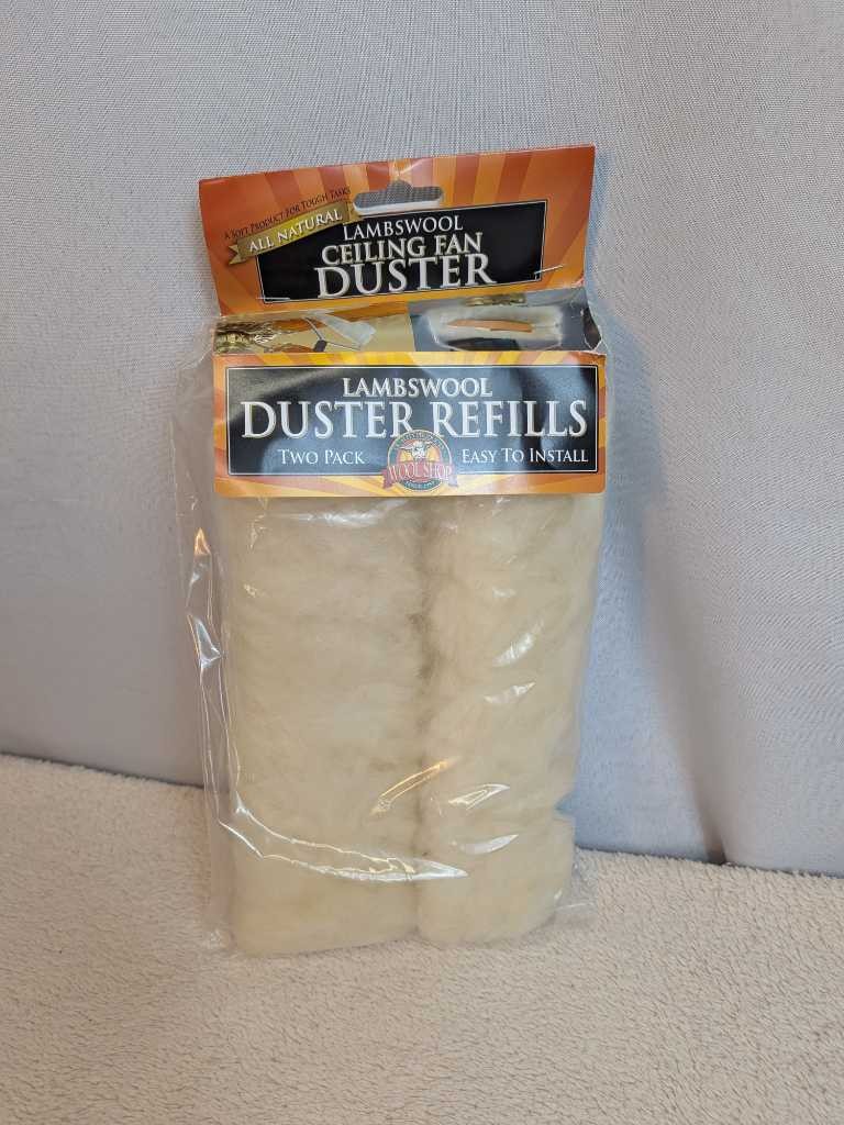 Wool Shop Lambswool Duster Refills Two Pack Ceiling Fan Easy Install
