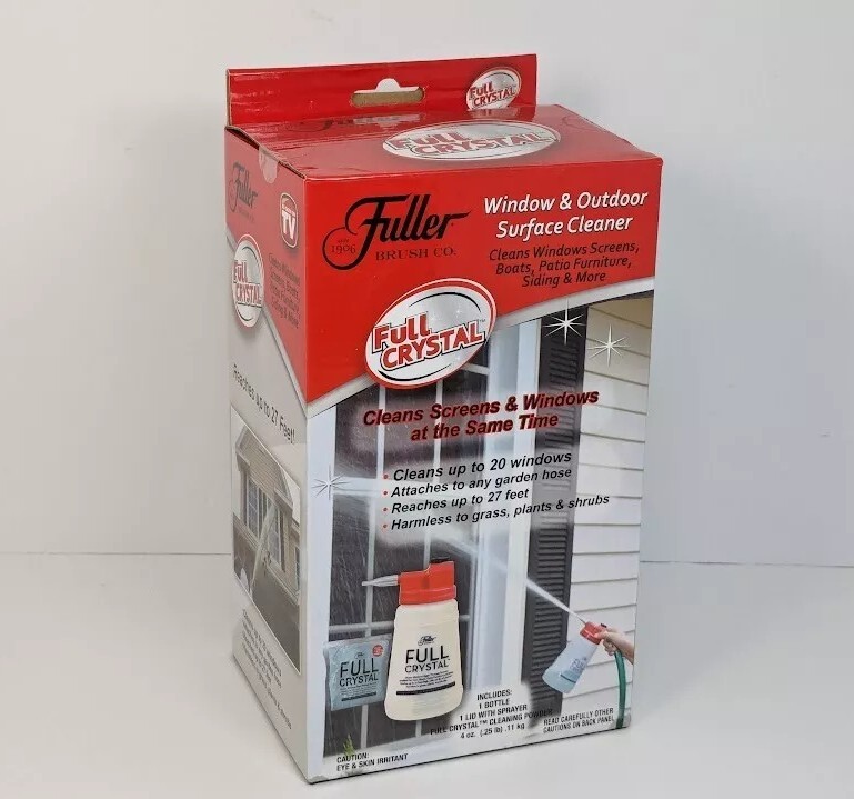 Fuller Brush Window Outdoor Surface Cleaner Sprayer Full Crystal Screens FBFC-6