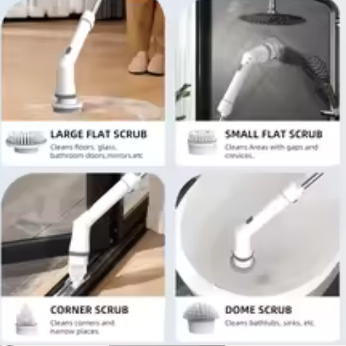 Viladepot Electric Cleaning Brush 9 in 1 Multifunctional Wireless Rotatable Clea
