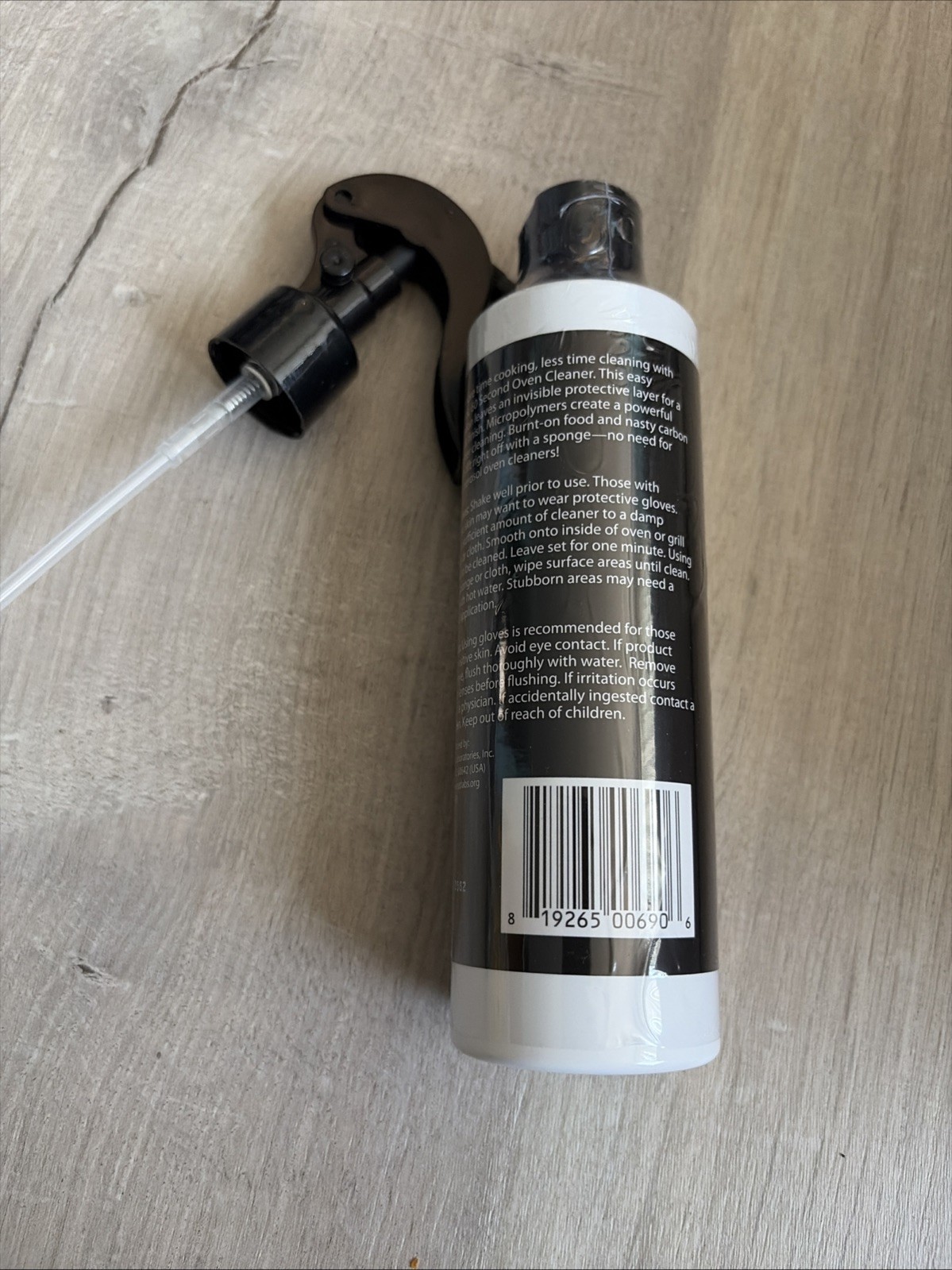 Enzymatic 60 Second Oven Cleaner Spray 8 oz – No Fumes, Enzymes + Citrus Oil NEW