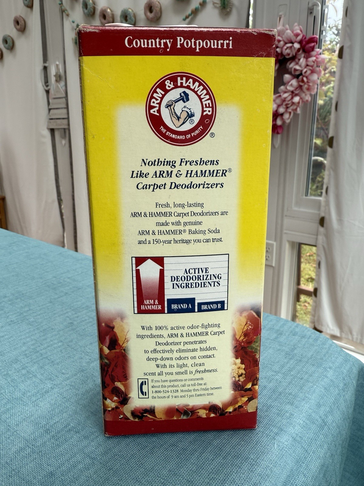 VTG 1997 ARM & HAMMER CARPET DEODORIZER Country Potpourri , 32oz Eliminate Oder