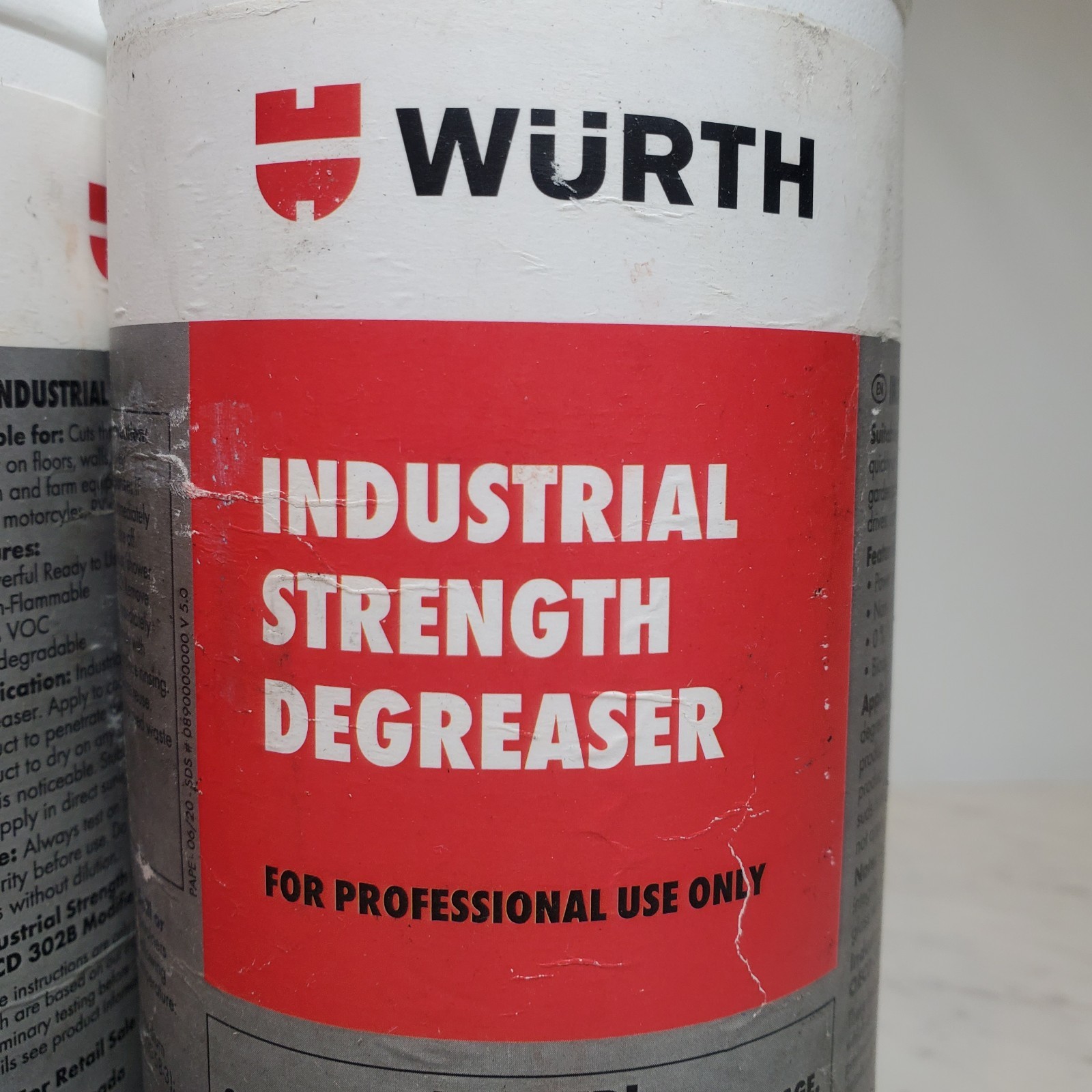 x2 Pk Wurth Industrial Strength Degreaser 1L Powerful Professional Multi-Surface