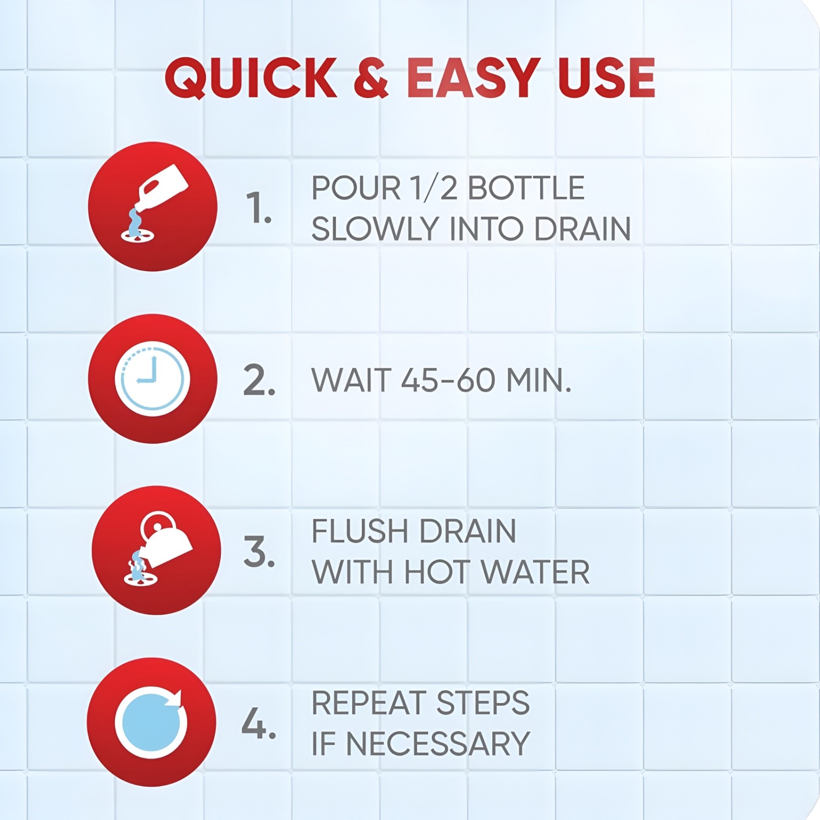 Drano Balance Drain Clog Remover & Cleaner – Non-Corrosive Formula (Safe on All)