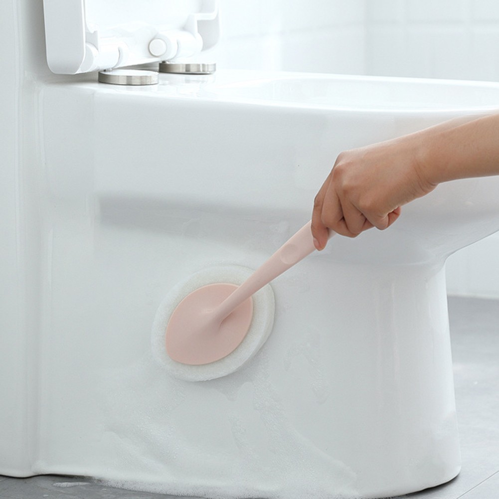 Gentle yet Effective Long Handle Sponge Scrubber for Delicate Surfaces