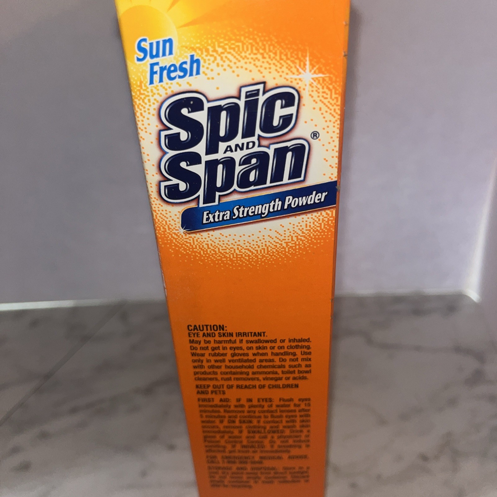 Spic and Span® Extra Strength Powder: Sun Fresh Brand New – 27 Ounces – Unopened