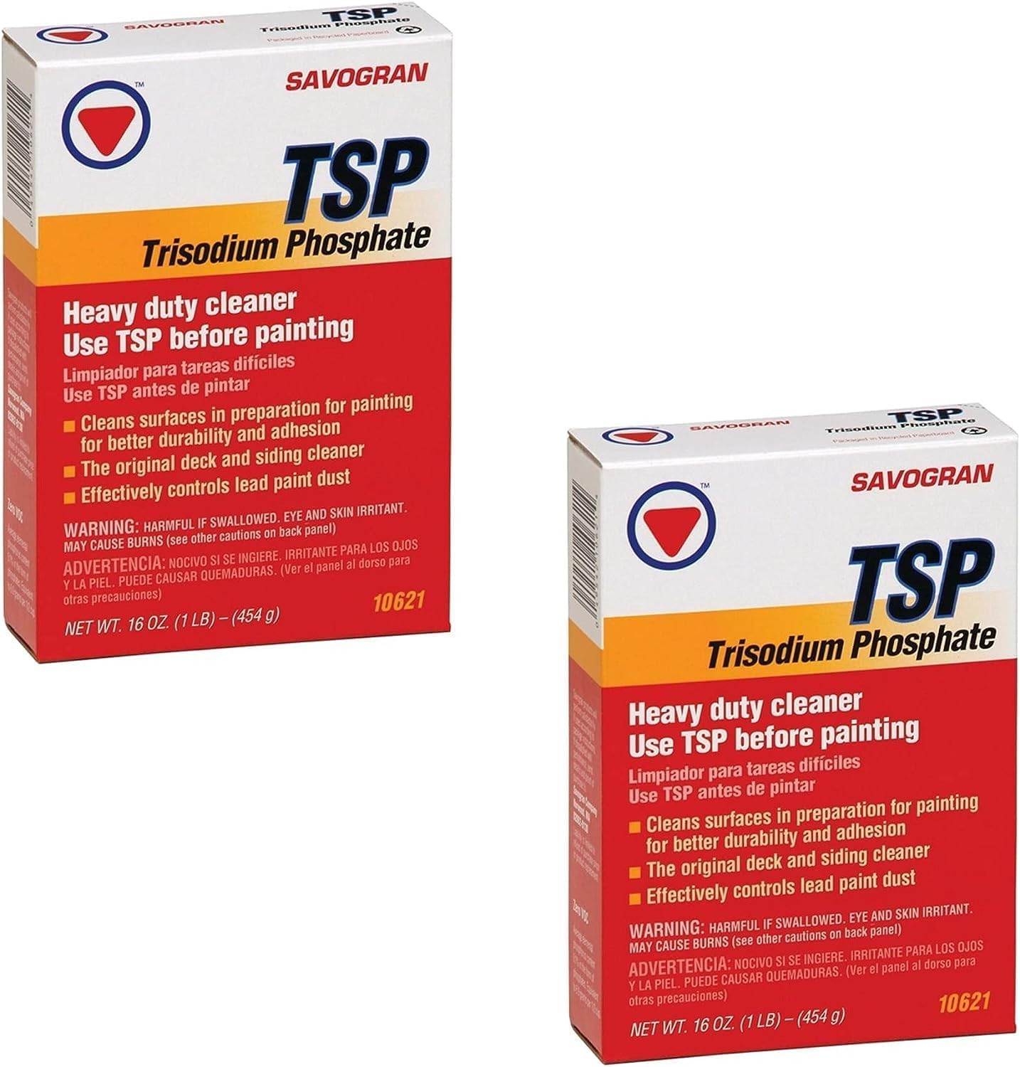 10621 Trisodium Phosphate (TSP) 1LB (16Oz) – 2 Pack