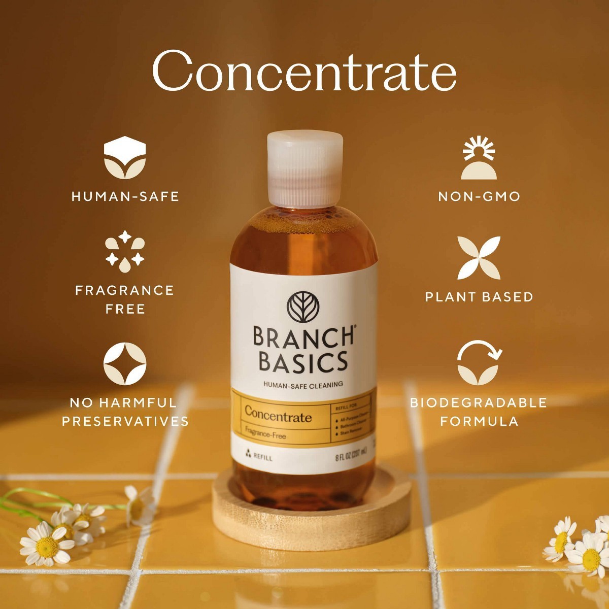 Branch Basics Fragrance-Free Concentrate All-Purpose Cleaner – 8oz