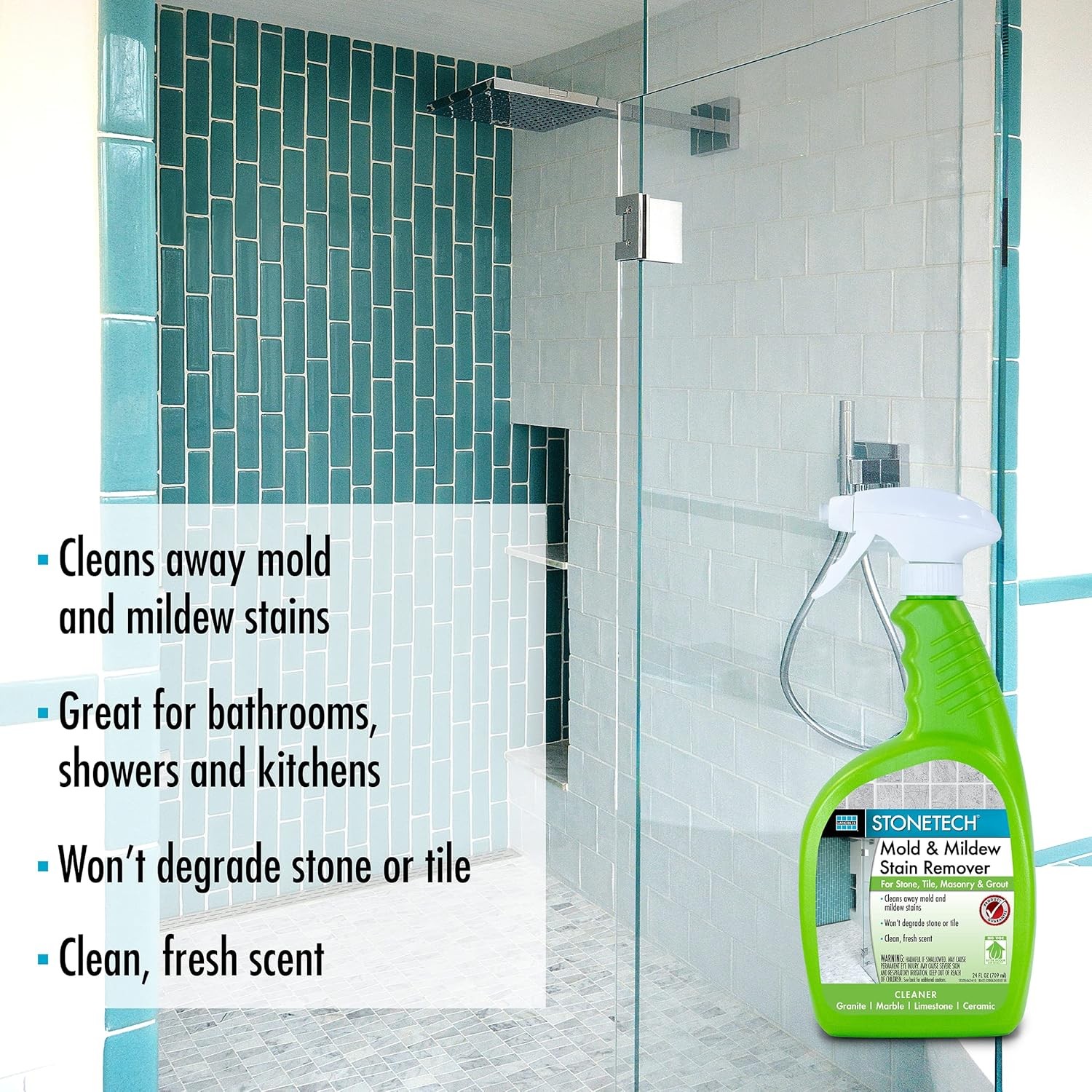 DuPont Mold Mildew Stain Remover Natural Stone Granite Marble Tile Cleaner Kit