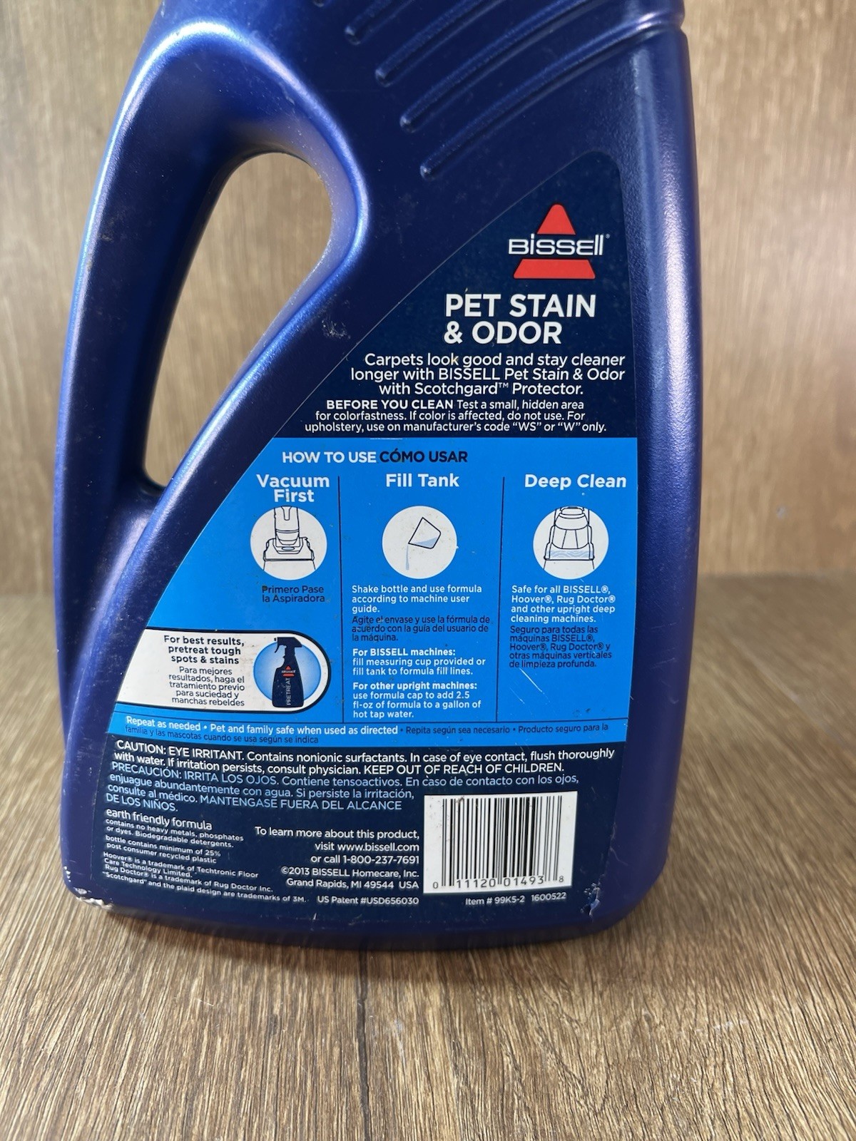 bissell deep clean pet pet stain and oder 99K5-2 60FL OZ