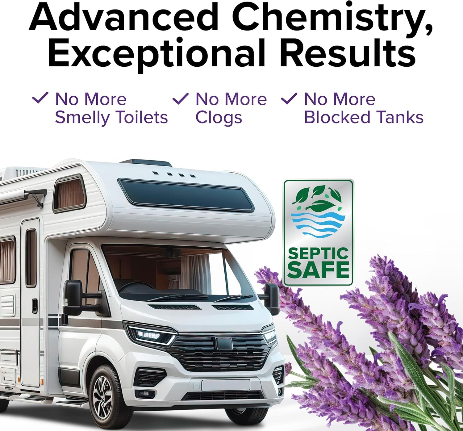 TST MAX Camper/Rv Toilet Treatment Drop-Ins – Control Unwanted Odors & Break dow