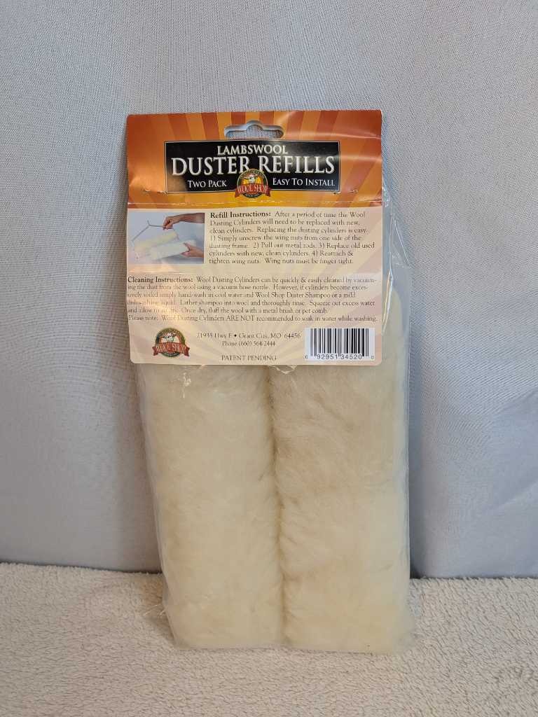 Wool Shop Lambswool Duster Refills Two Pack Ceiling Fan Easy Install
