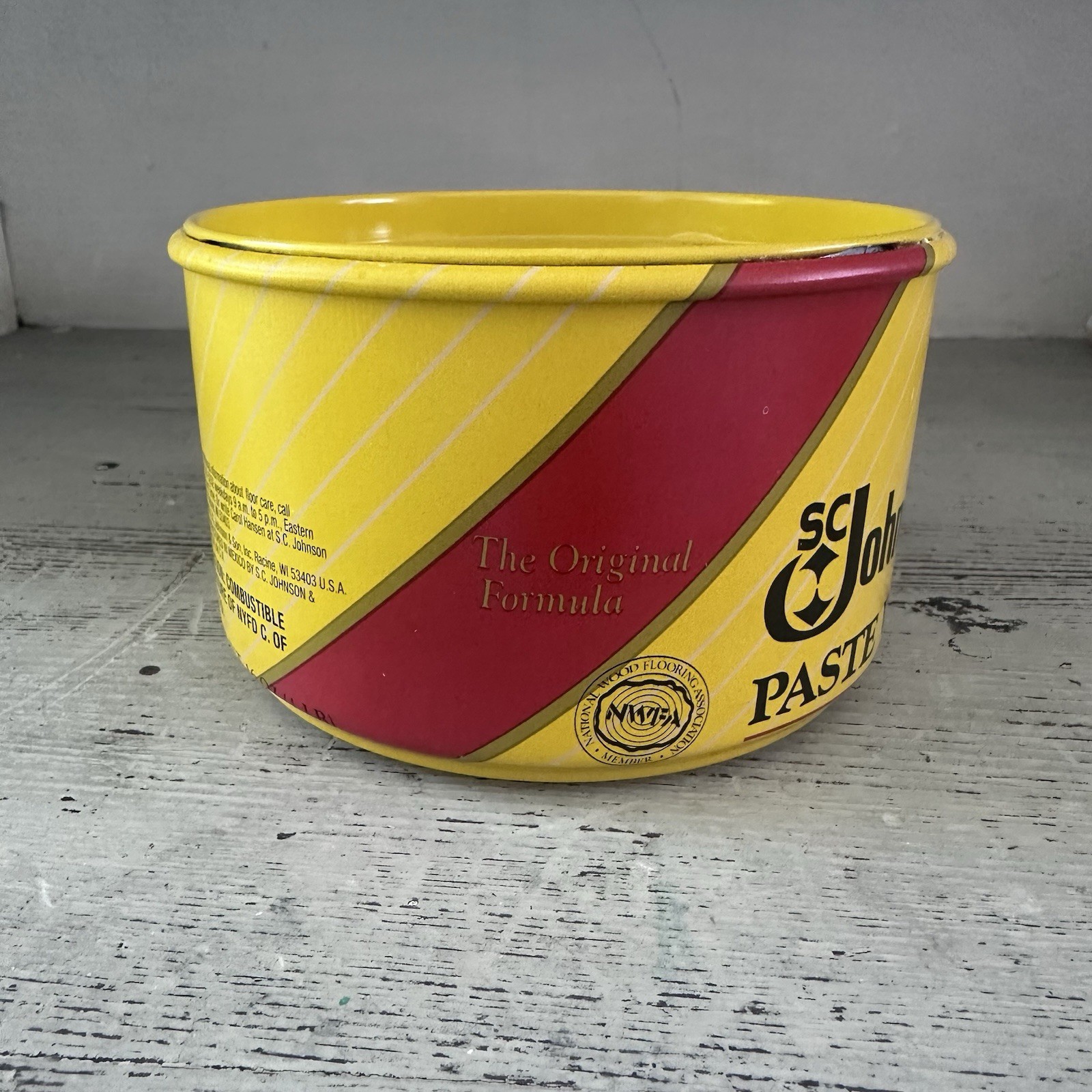 SC Johnson Paste Wax The Original Formula Discontinued Used Almost Full