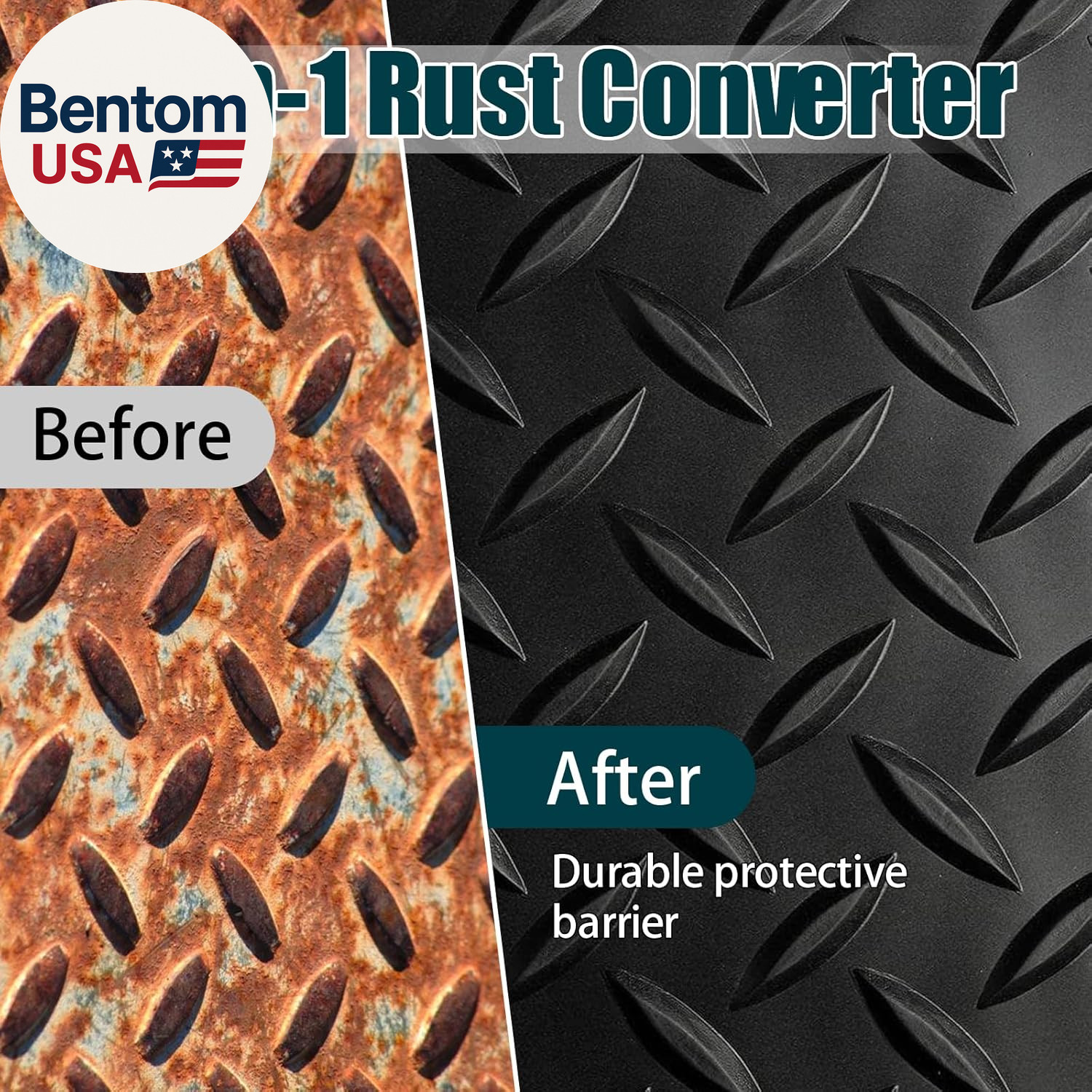 2-In-1 Rust Converter & Metal Primer, Stops Rust,Rust Inhibitor Paint for Metal,