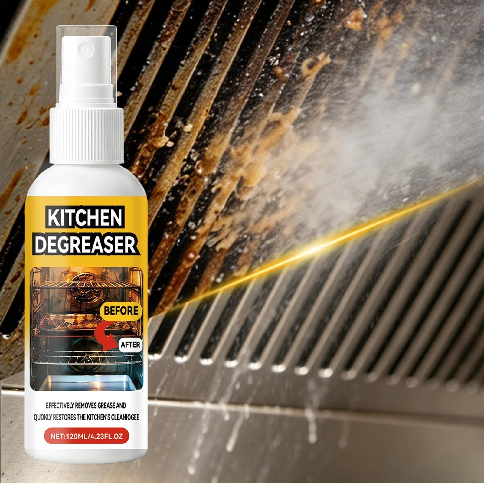 BBQ Degreaser Spray Cleaner for Outdoor Grills & Smokers 120ml