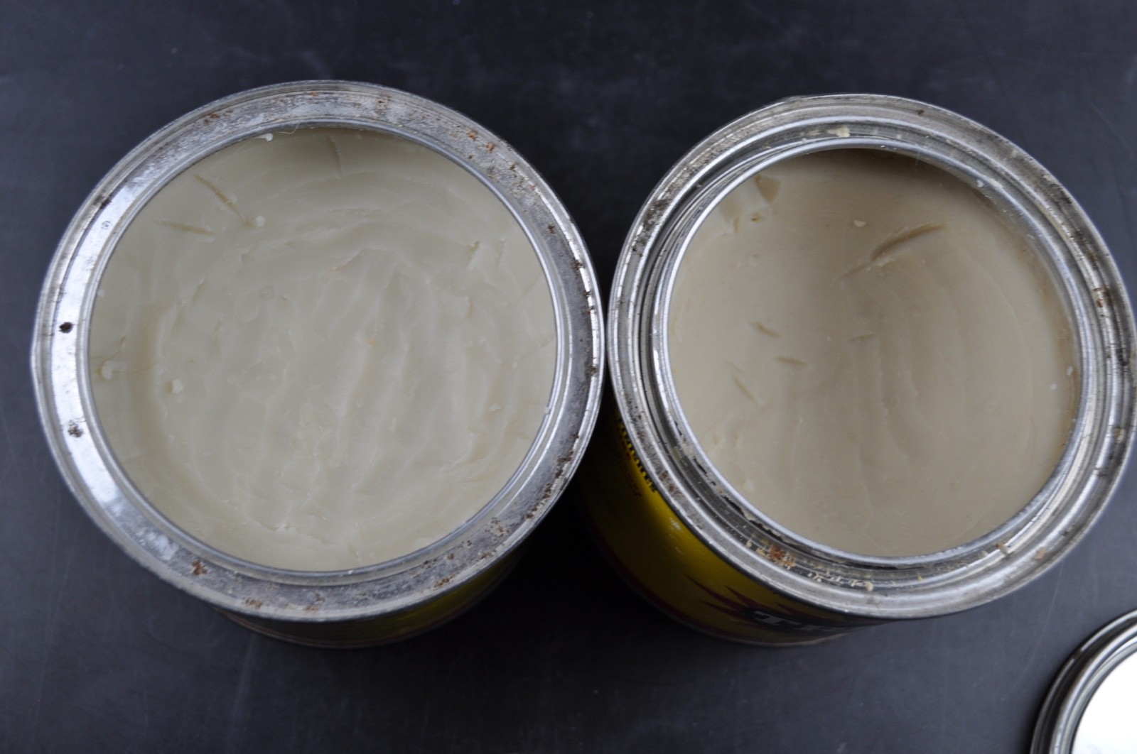Vintage Trewax Carnauba World Hardest Wax 2 cans 1 pound 80% Full