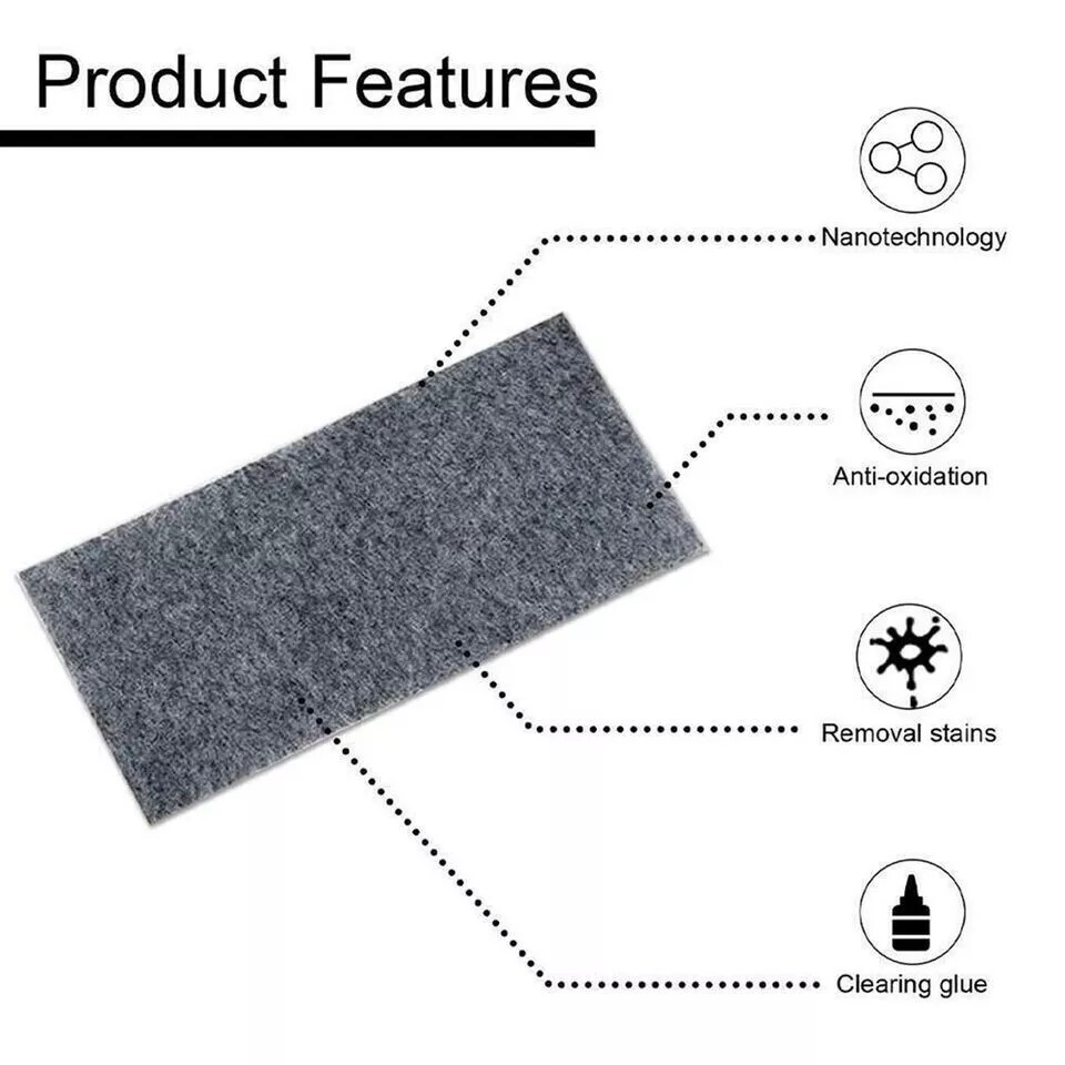 6PCS 2024 High-tech Nano Sparkle Cloth Car Scratch Repair Nano Cloth Rag for Car