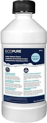 Water Softener Cleaner 16 Oz Removes Iron Rust Sediment Universal Compatibility