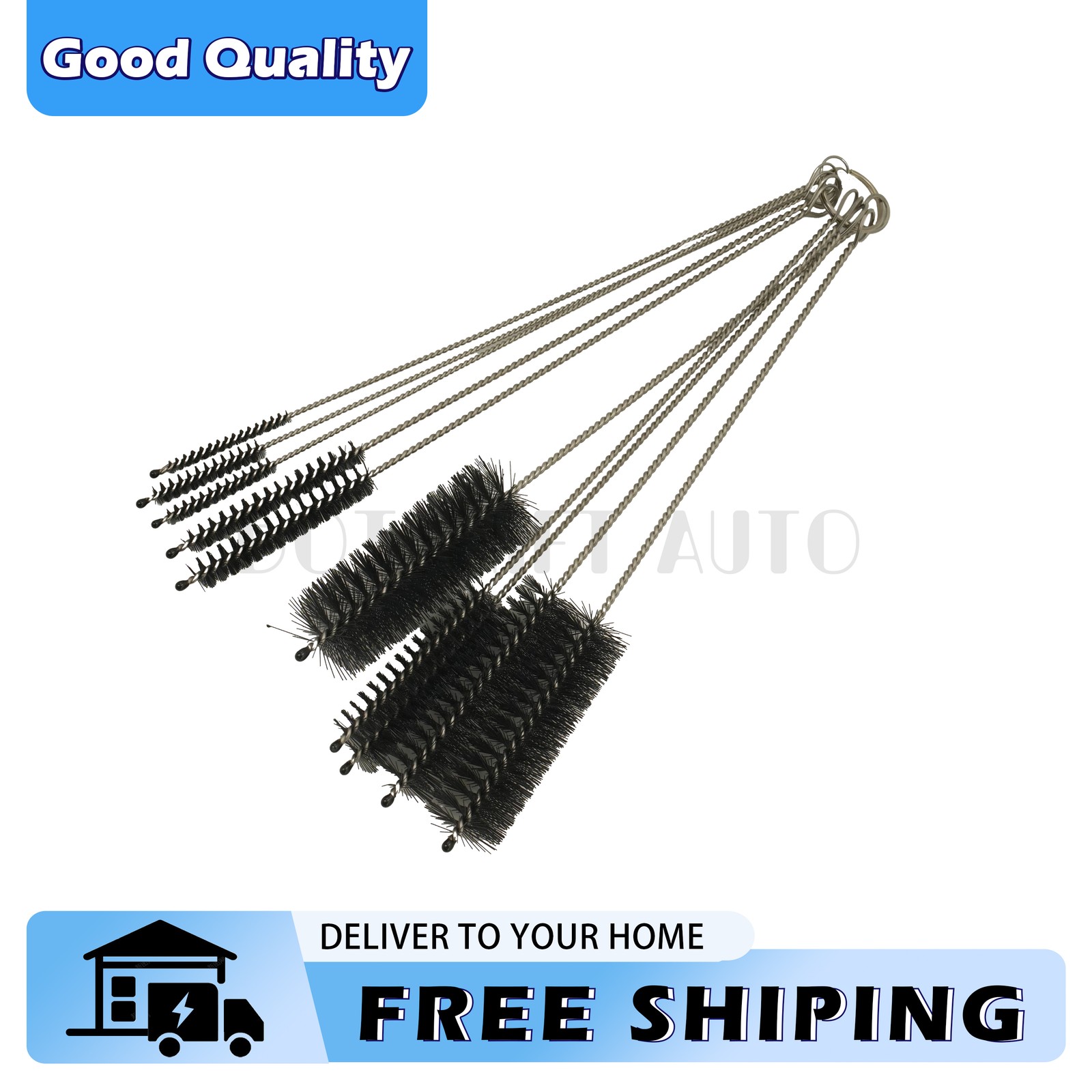 10PCS Set NylonSmall Long Cleaning Straw Brush Cleaner Bottle Tube Pipe US