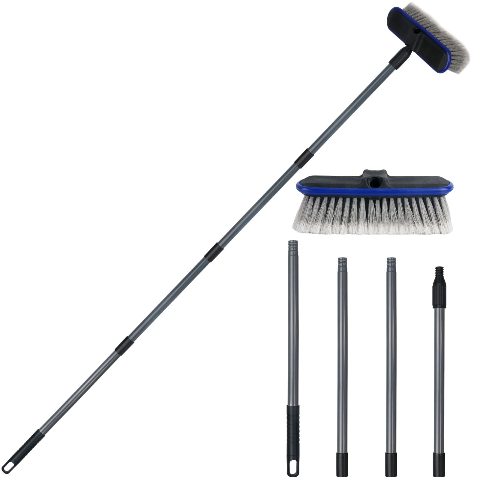 Forgrace 67″ 170cm Extendable Car Wash Brush with Long Handle & Soft Bristles…