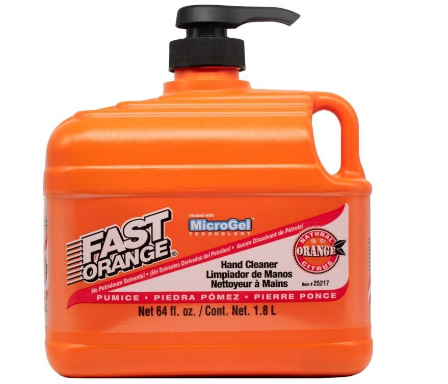 Fast Orange Permatex 25217 Pumice Lotion, Heavy Duty Hand Cleaner 64 Fl Oz-1pk