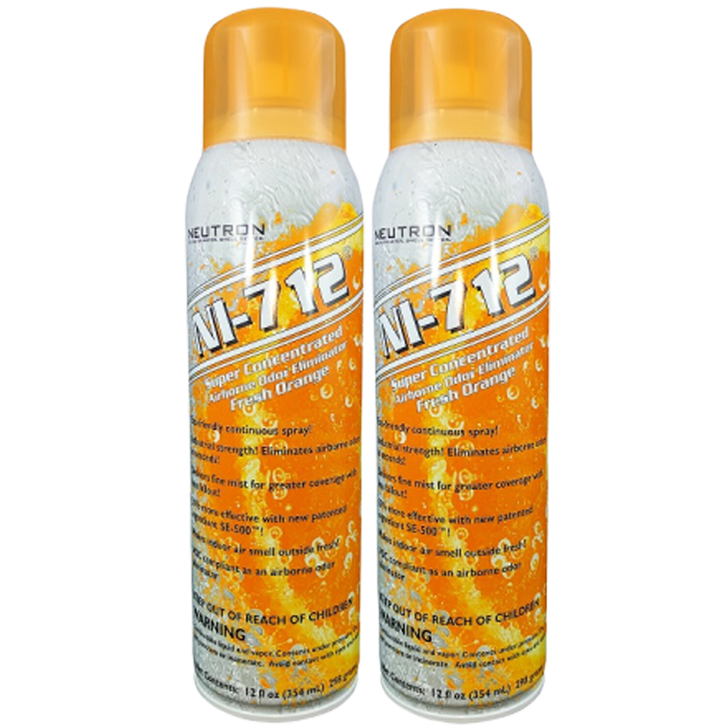 Ni-712 Odor Eliminator, Orange Dry Mist – 2 Pack