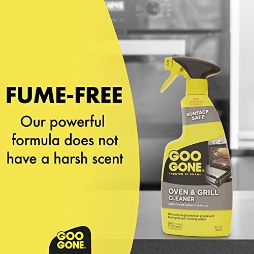 Oven and Grill Cleaner 28 oz Spray Foam Grease Remover Baked On Food Deposits
