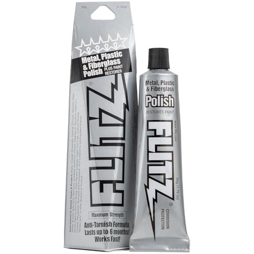 Flitz Metal Polish Paste 1.76oz – For Solid Chrome, Stainless Steel & Aluminum