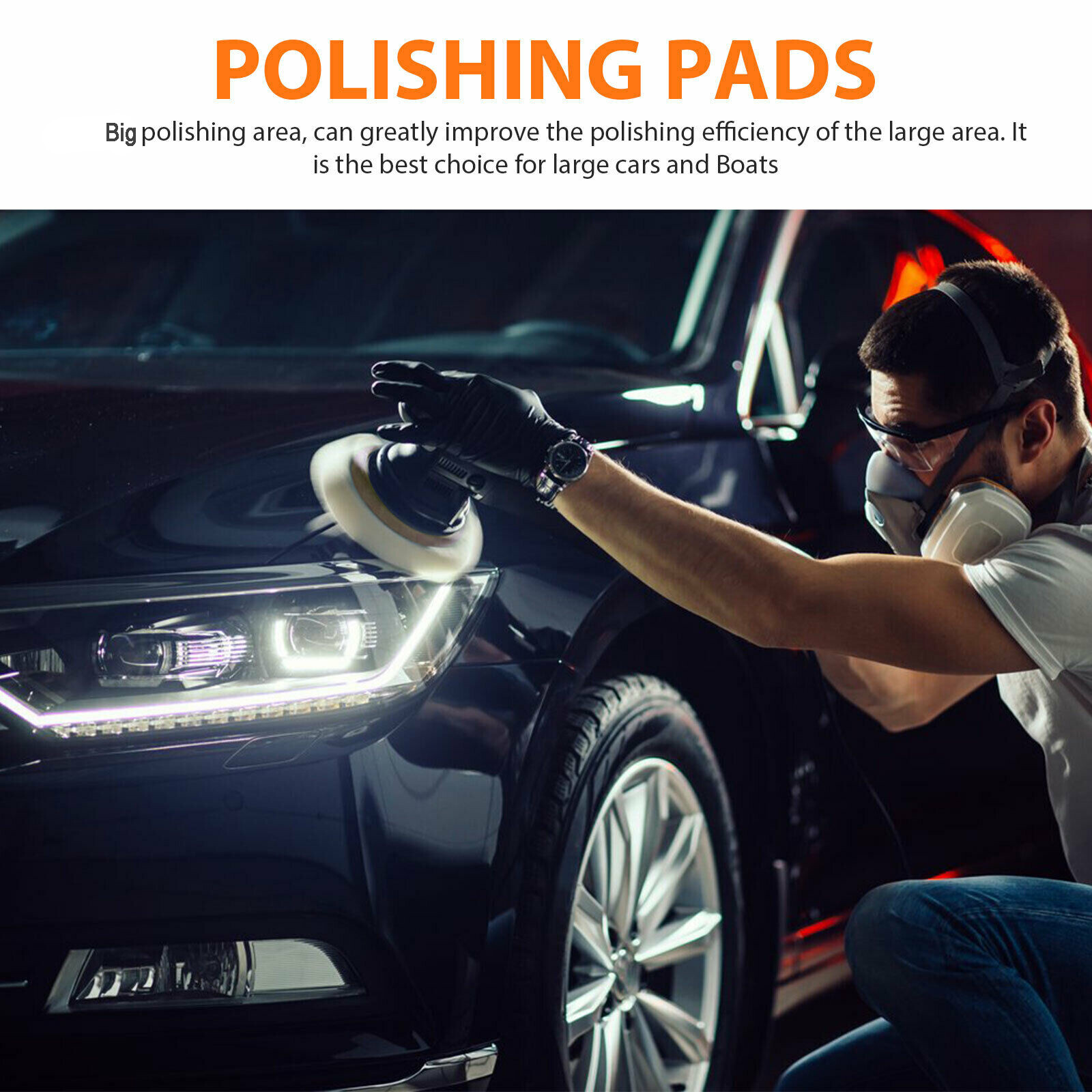 31PCS Foam Drill Polishing Pads Kit Car Hub Waxing Buffing Wheel Polisher 3/4/5″
