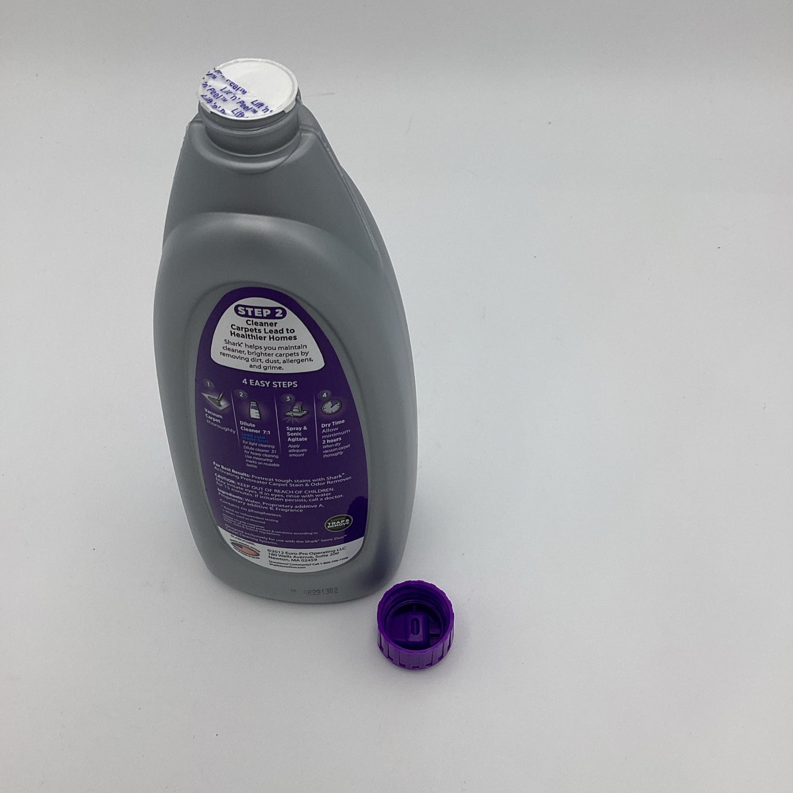 Shark Low Moisture No Rinse Carpet Shampoo English Lavender 28 fl oz Brand New