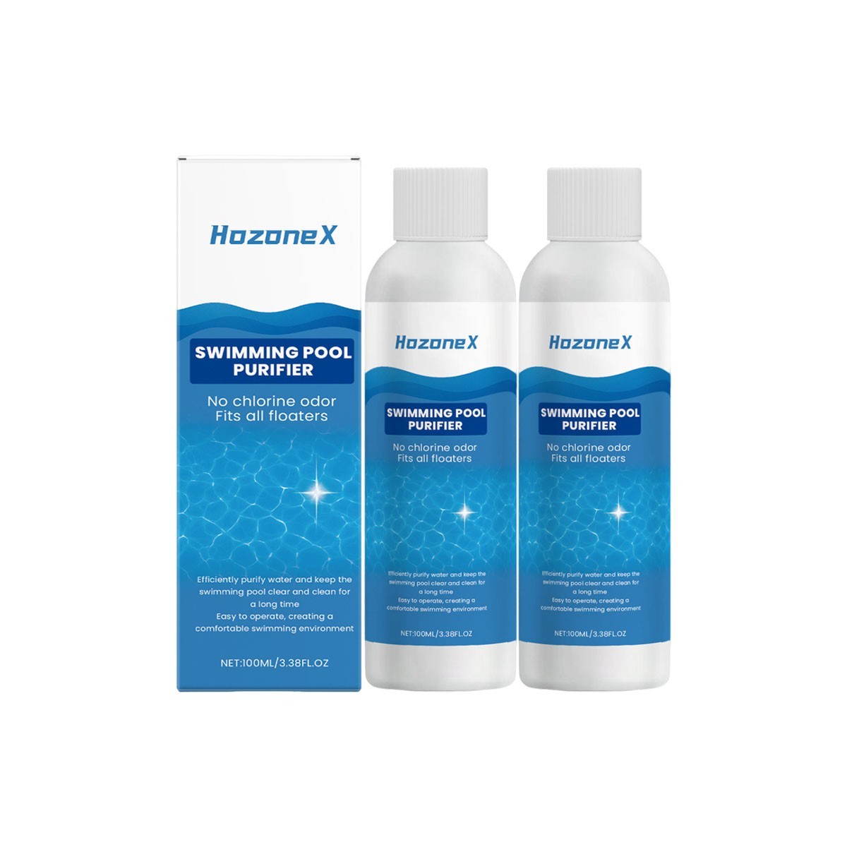 Swimming Pool Purifier Liquid Clears Cloudy Water for Inground & Above Pools