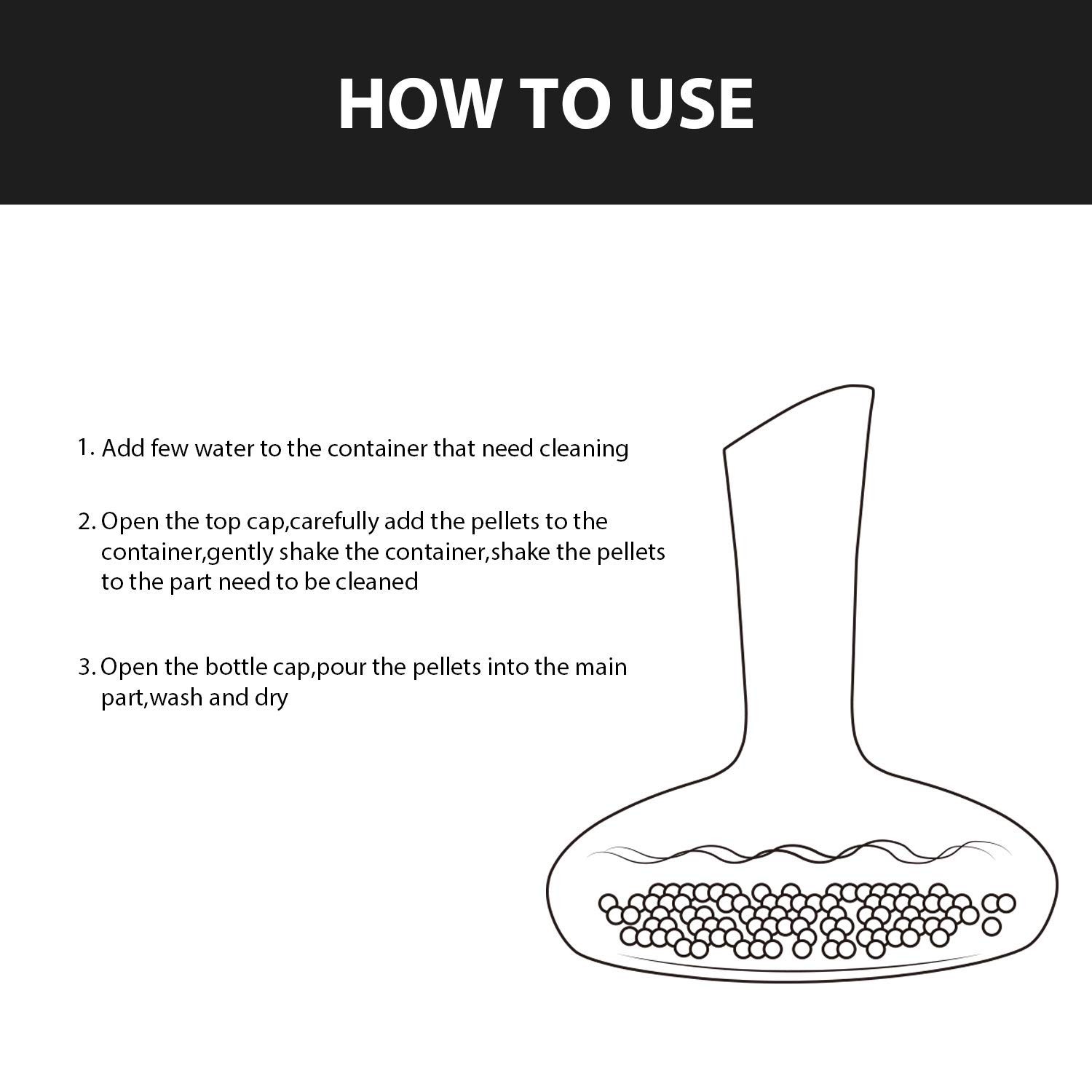 Moda 4mm Bottle Cleaner Beads, Pack of 300 Premium Reusable Cleaning Balls Fo…