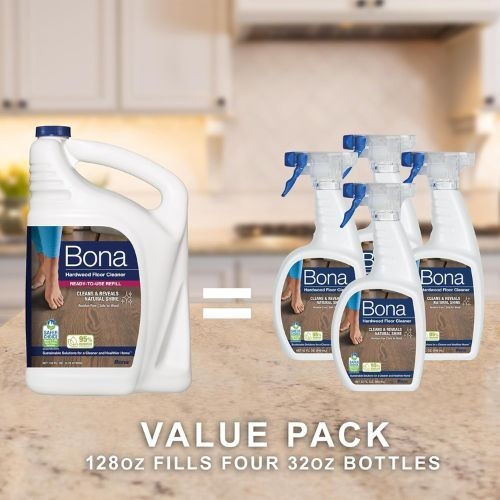 Bona Cleaning Products Wood Cleaner Spray + Mop Multi Purpose Floor Cleaner
