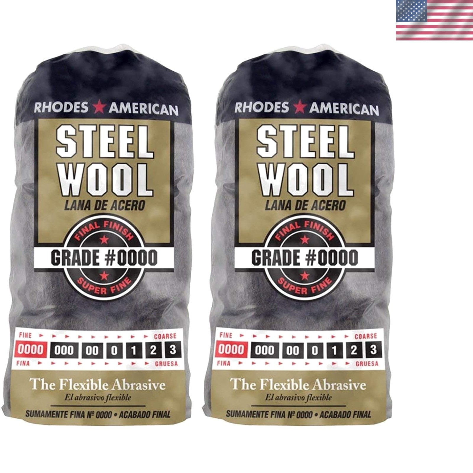 Homax Super Fine Steel Wool #0000 – 24 Pads Total for Polishing & Refinishing
