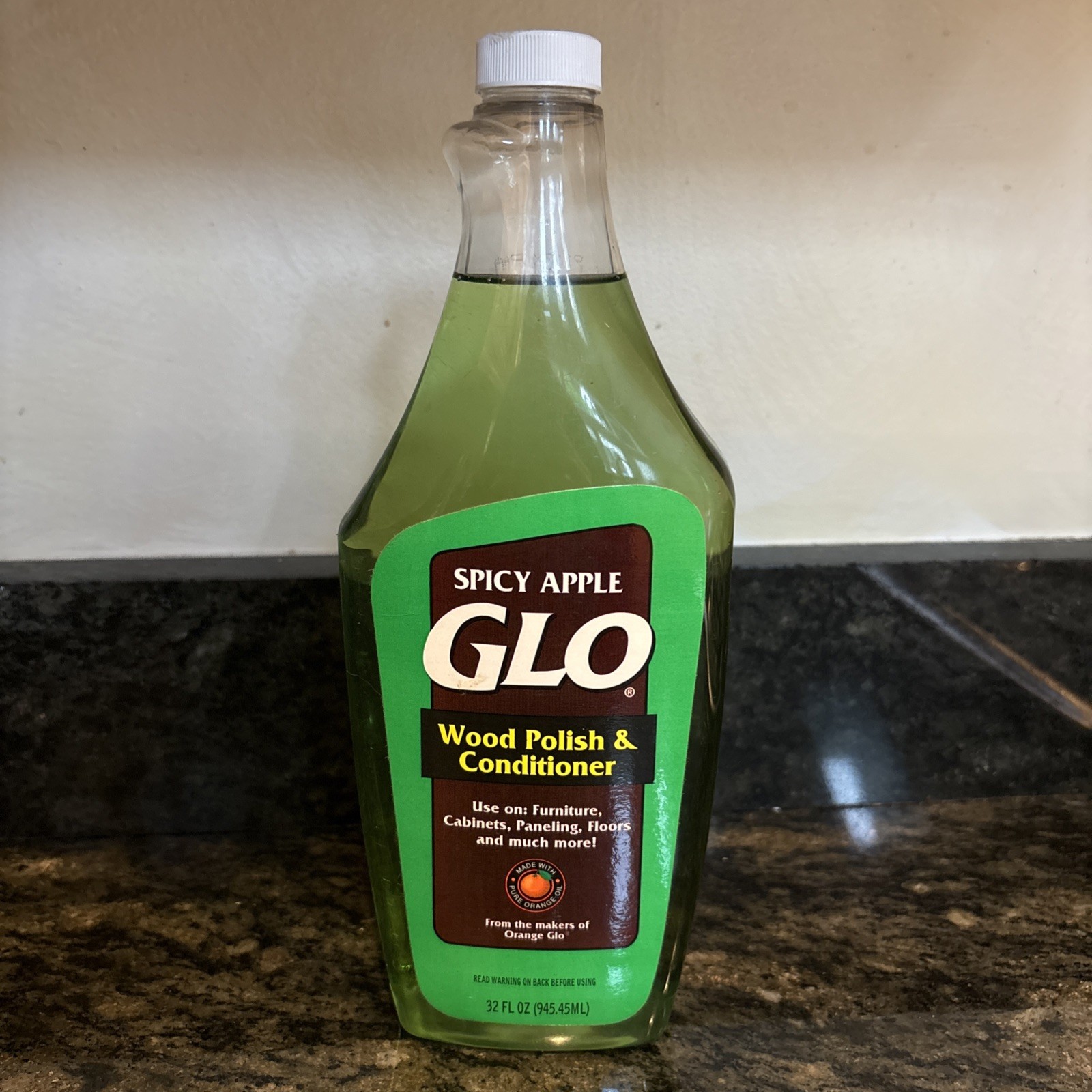 Spicy Apple GLO Wood Polish & Conditioner 32 Oz From The Makers Of Orange Glo