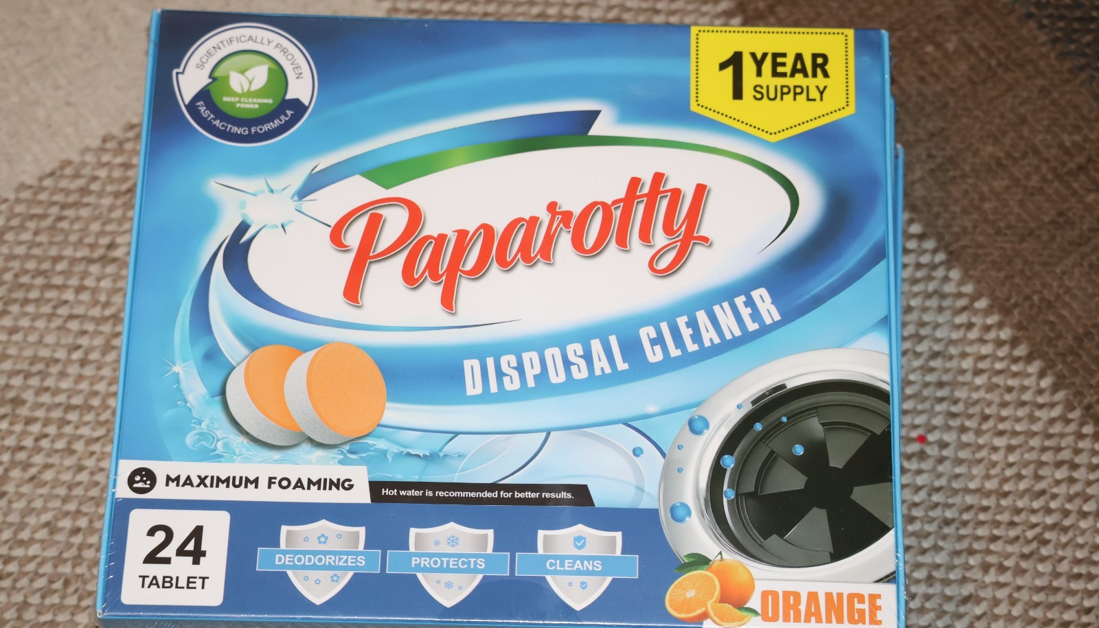 Garbage Disposal Cleaner Tablets, Deep Clean & Deodorizer Pods for Kitchen Si…