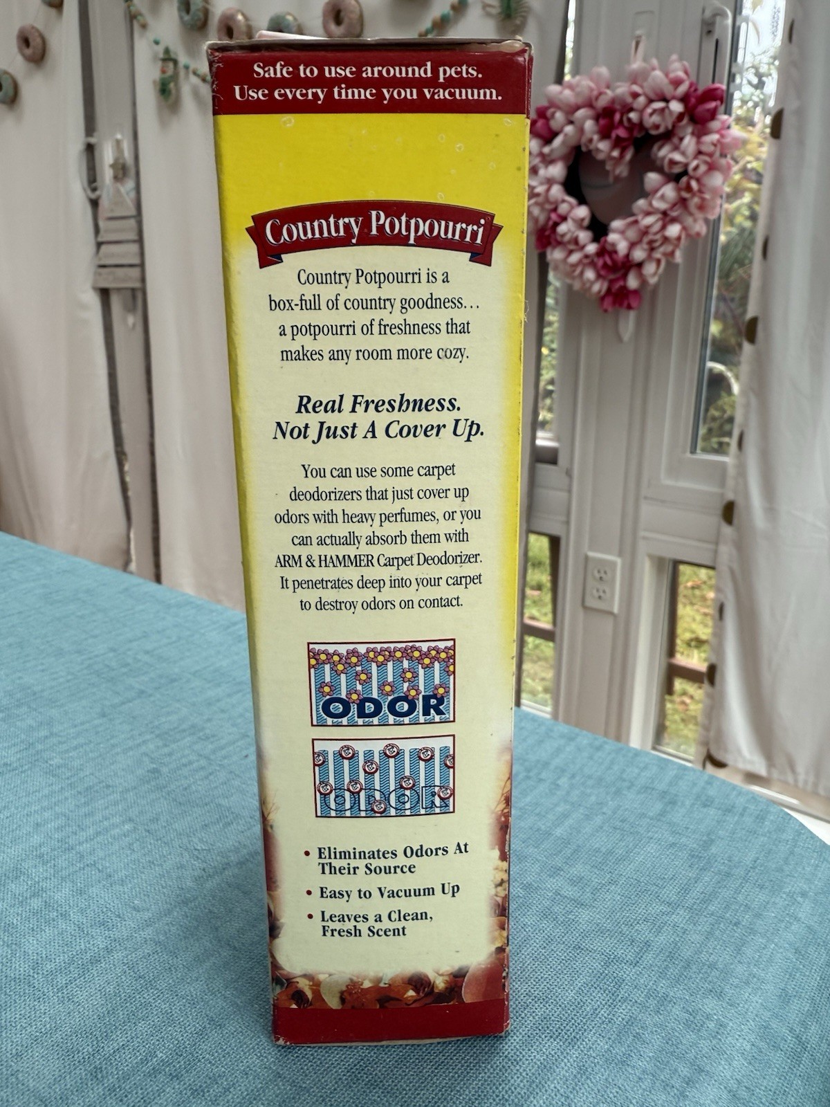 VTG 1997 ARM & HAMMER CARPET DEODORIZER Country Potpourri , 32oz Eliminate Oder