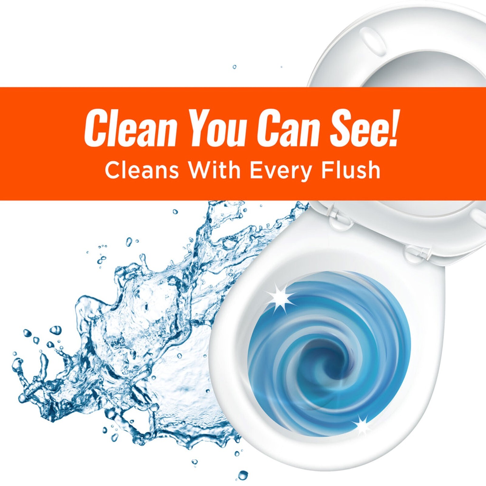 Ty-D-Bol Bleach Free Tablet Toilet Bowl Cleaners, 2 pk-3 Count/Pack-6 Tablets