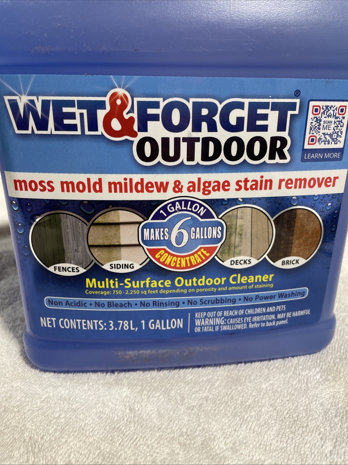 Wet & Forget Outdoor Cleaner Concentrate 1 gal