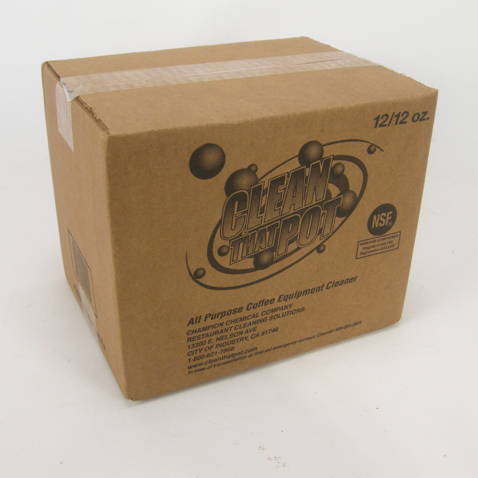 Clean That Pot All Purpose Coffee Equipment Cleaner 12 fl oz Case of 12 Bottles