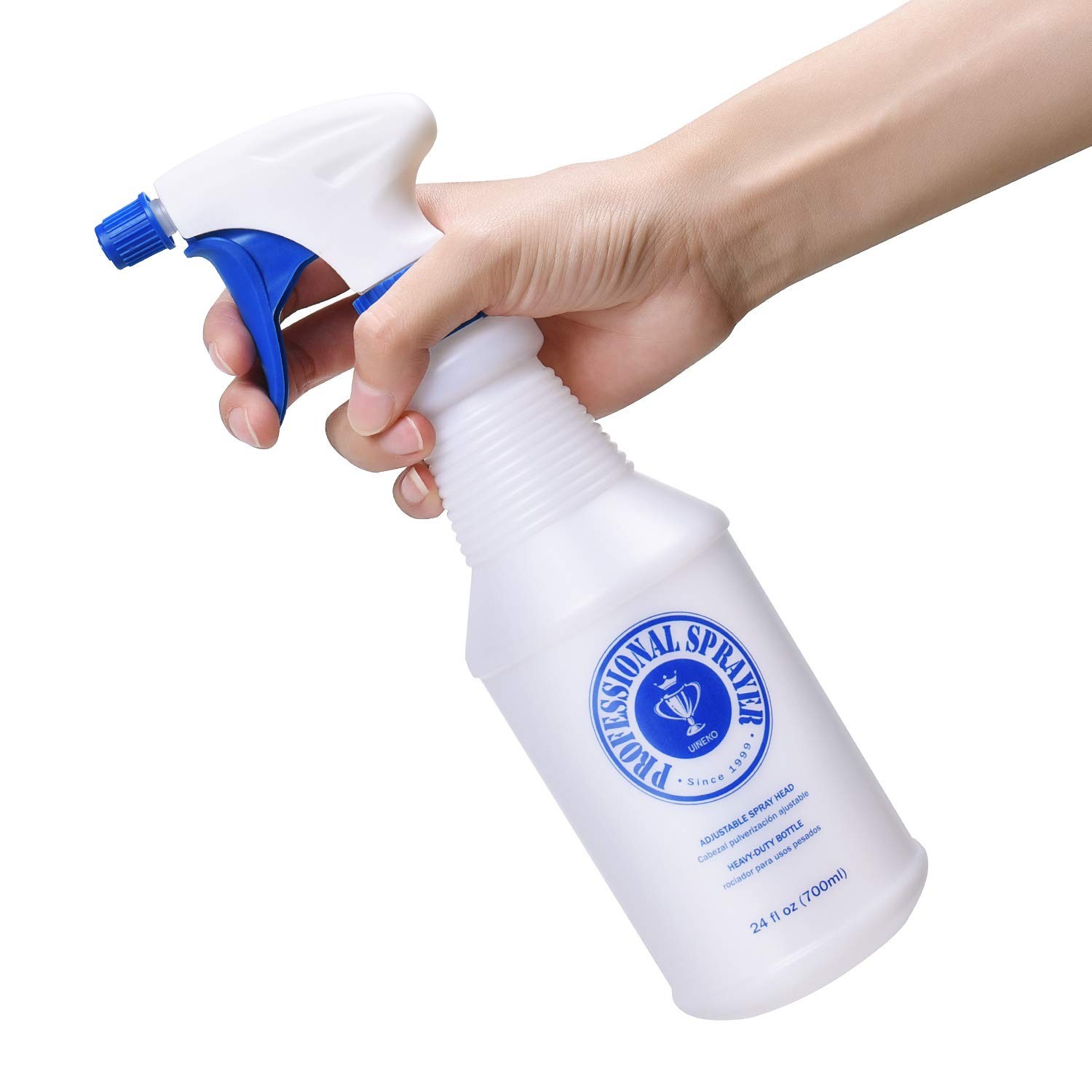 Plastic Spray Bottle 4 Pack 24 Oz Sprayer for Cleaning Solutions Bleach⭐️⭐️⭐️⭐️