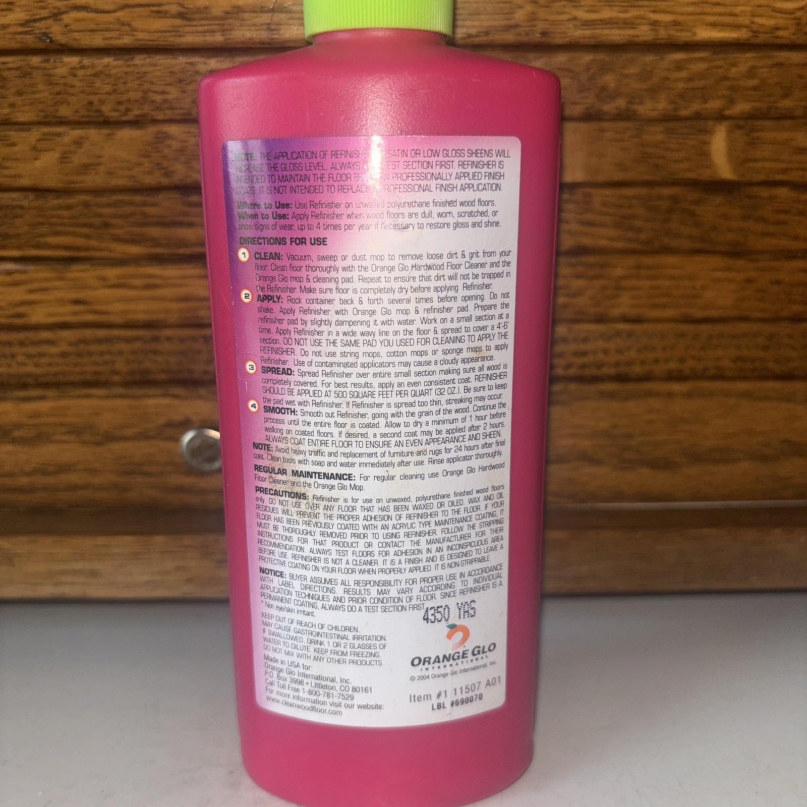 Orange GLO 2004 Hardwood Floor Refinisher 8 fl oz SEALED