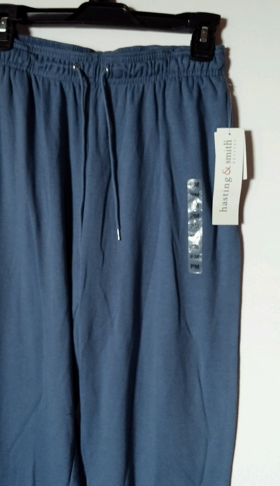HASTING & SMITH PETITES BIJOU BLUE SWEET PANTS SIZE PM NWT COTTON & POLY $30.00